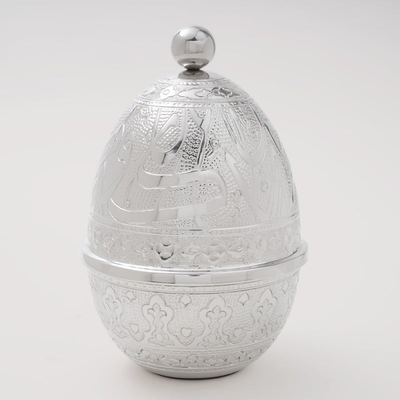 La Mesa وعاء تقديم الطعام على شكل بيضة - فضي - Image 1